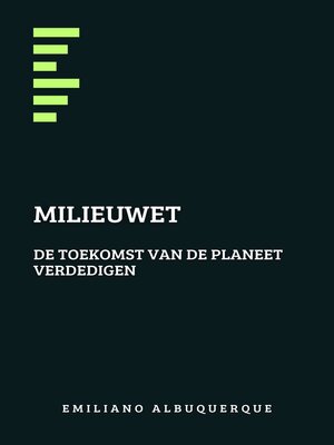 cover image of Milieuwet